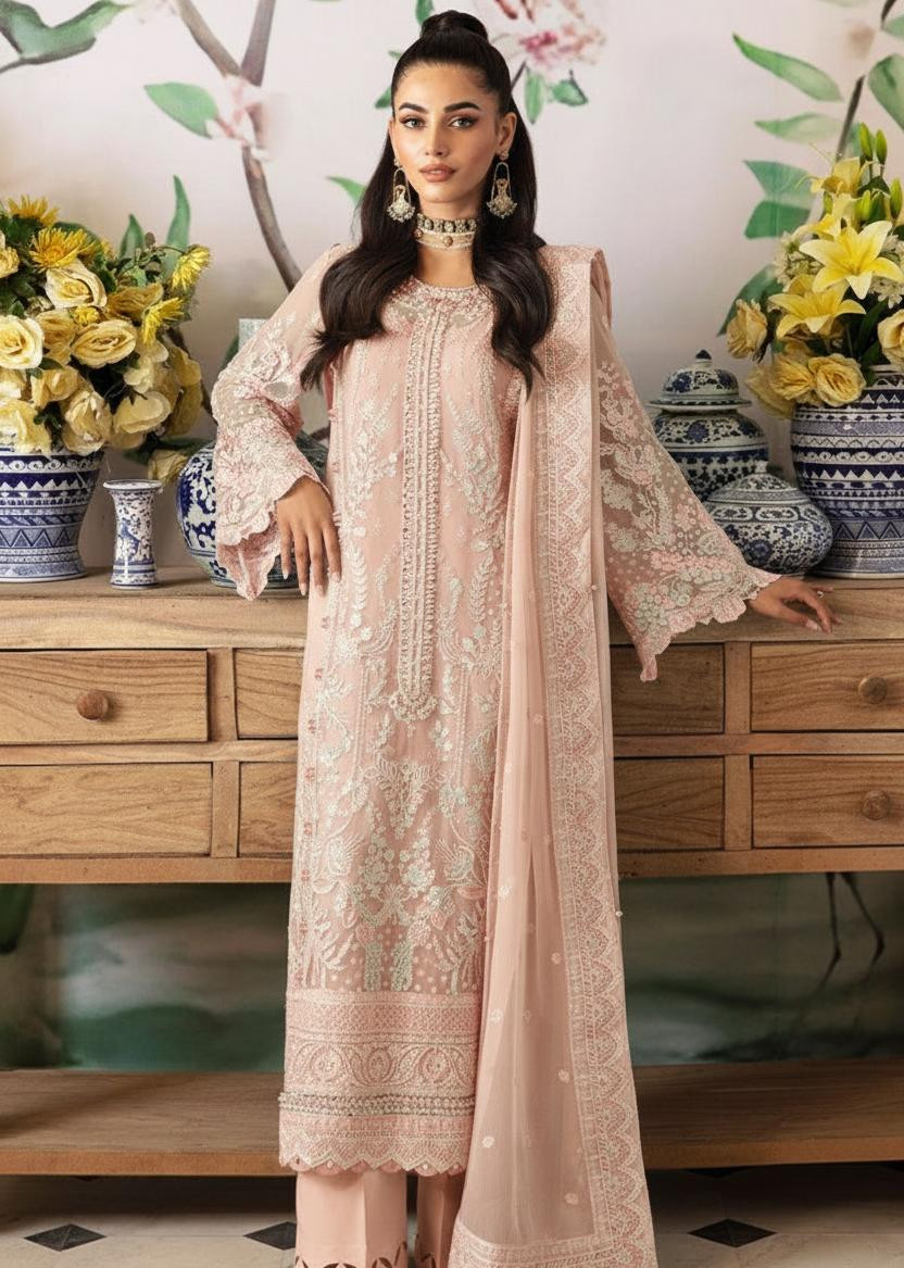 Gulaal Chiffon Embroidered Suit Hand Embellished High Quality